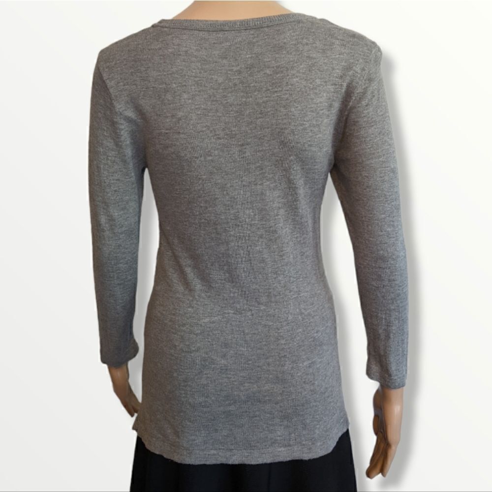 Vince Camuto Gray Layered Sweater - Picture 2 of 5